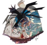 amount:pair atmosphere:town body-type:feral series:eeveelutions series:pokemon species:hydriegon species:sylveon style:painted // 850x822 // 106KB