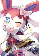 amount:solo atmosphere:regal body-type:feral cloak series:eeveelutions series:pokemon species:sylveon style:kawaii // 1400x2000 // 2.5MB