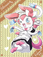 amount:solo atmosphere:cafe body-type:semi-anthro series:eeveelutions series:pokemon species:sylveon style:outline // 480x640 // 132KB