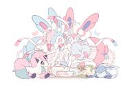 amount:pair atmosphere:regal body-type:feral cloak hall-of-fame:bronze outfit plush princess series:eeveelutions series:pokemon species:shiny-pokemon species:sylveon style:girly style:playful tea // 2000x1300 // 208KB