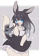 amount:solo body-type:anthro maid outfit species:unknown style:kemono style:outline visual-teasing // 1430x2048 // 215KB