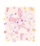 amount:solo atmosphere:assorted-objects atmosphere:fashion atmosphere:regal body-type:feral princess series:eeveelutions series:pokemon species:sylveon style:girly style:one-color style:outline style:pastel-colors style:pink style:very-girly // 1714x1956 // 363KB