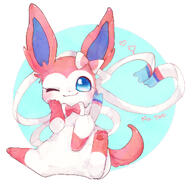 amount:solo body-type:feral series:eeveelutions series:pokemon species:sylveon style:kawaii // 1200x1153 // 810KB
