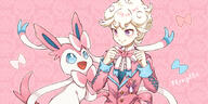amount:pair body-type:feral body-type:humanoid outfit series:eeveelutions series:pokemon species:human species:sylveon style:girly style:one-color style:outline style:pink // 860x430 // 200KB