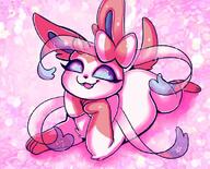 amount:solo body-type:feral series:eeveelutions series:pokemon species:sylveon style:girly style:one-color style:pink style:sparkly style:very-girly visual-teasing // 600x484 // 82KB
