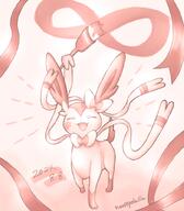 amount:solo body-type:feral paintbrush series:eeveelutions series:pokemon species:sylveon style:girly style:one-color style:pink // 700x800 // 433KB