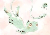 amount:solo body-type:feral body-type:semi-anthro chocolate species:food-creature species:mew style:watercolor // 2000x1402 // 240KB