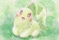 amount:solo body-type:feral species:chikorita style:one-color style:watercolor // 2039x1378 // 524KB