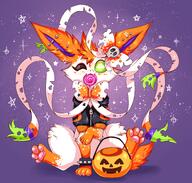 amount:solo atmosphere:halloween body-type:feral oc outfit series:eeveelutions series:pokemon species:sylveon style:girly style:sparkly // 3029x2893 // 3.4MB