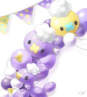 amount:multiple atmosphere:party body-type:blob species:drifloon style:complementary-colors style:kawaii // 1800x2000 // 212KB