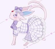 amount:solo body-type:feral dress forehead-gem outfit series:eeveelutions series:pokemon species:espeon style:girly style:pastel-colors // 952x864 // 79KB