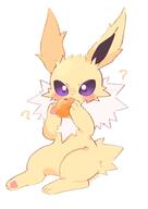 amount:solo body-type:feral food fruit orange-(fruit) series:eeveelutions series:pokemon species:jolteon // 2125x3000 // 218KB