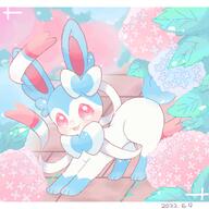 amount:solo atmosphere:flowers atmosphere:town body-type:feral flower hall-of-fame:bronze hall-of-fame:silver species:shiny-pokemon style:dithering style:girly style:pastel-colors style:playful style:very-playful style:white-border // 2598x2598 // 438KB