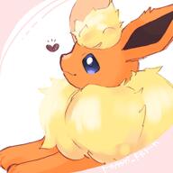 amount:solo body-type:feral cramped series:eeveelutions series:pokemon species:flareon style:kawaii style:scribbles // 2598x2598 // 245KB