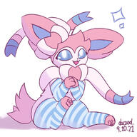 amount:solo body-type:feral hall-of-fame:bronze series:eeveelutions series:pokemon species:sylveon style:kawaii thigh-highs // 1280x1280 // 184KB