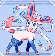 amount:solo body-type:feral confused series:eeveelutions series:pokemon species:sylveon thigh-highs // 1050x1065 // 494KB