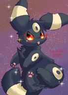 amount:solo atmosphere:stary body-type:feral series:eeveelutions series:pokemon species:umbreon style:kawaii // 851x1180 // 144KB