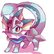 amount:solo body-type:feral outfit series:eeveelutions series:pokemon species:vaporeon sword // 968x984 // 620KB