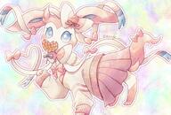 amount:solo body-type:feral dress food hall-of-fame:bronze hall-of-fame:silver series:eeveelutions series:pokemon species:sylveon style:pastel-colors style:very-girly style:watercolor sweets // 2039x1378 // 5.6MB