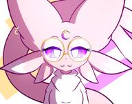 amount:solo body-type:anthro body-type:semi-anthro forehead-gem glasses nerdy oc outfit series:eeveelutions series:pokemon species:espeon style:abstract-background // 843x664 // 262KB