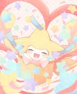 amount:solo atmosphere:stary body-type:semi-anthro species:jirachi style:girly style:noisy style:pastel-colors style:playful // 1238x1500 // 203KB