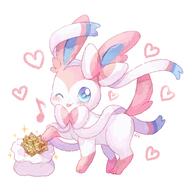 acorn amount:solo body-type:feral series:eeveelutions series:pokemon species:sylveon // 3000x3000 // 4.3MB