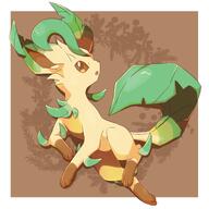 amount:solo body-type:feral hall-of-fame:bronze series:eeveelutions series:pokemon species:leafeon style:white-border // 2000x2000 // 236KB