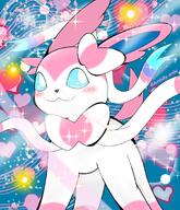 amount:solo body-type:feral music series:eeveelutions series:pokemon species:sylveon style:girly style:sparkly // 1200x1400 // 234KB