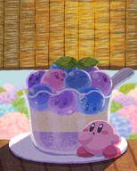 amount:solo atmosphere:beach body-type:blob character:kirby food ice-cream series:kirby species:unknown style:dim style:intentional-blur style:painted // 1080x1350 // 247KB