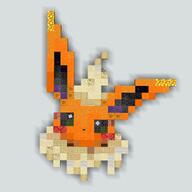 amount:solo body-type:feral series:eeveelutions series:pokemon species:flareon style:minecraft-blocks // 1001x1001 // 98KB
