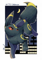 amount:solo atmosphere:city atmosphere:night body-type:feral series:eeveelutions series:pokemon species:umbreon style:outline // 1075x1518 // 735KB