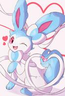 amount:solo atmosphere:valentines-day body-type:feral series:eeveelutions series:pokemon species:shiny-pokemon species:sylveon // 1708x2511 // 1.5MB
