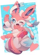 amount:solo body-type:feral series:eeveelutions series:pokemon species:sylveon style:abstract-background // 938x1300 // 643KB