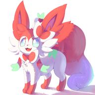 amount:solo body-type:feral fluffified oc series:eeveelutions series:pokemon species:sylveon // 4072x4072 // 4.9MB