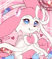 amount:solo body-type:feral body-type:semi-anthro series:eeveelutions series:pokemon species:sylveon style:girly style:one-color style:pink style:very-girly // 1024x1171 // 989KB
