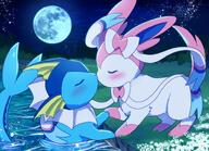 affection amount:pair atmosphere:night atmosphere:stary body-type:feral hall-of-fame:bronze hall-of-fame:silver kissing moon pressing-same-body-part-against-each-other romance series:eeveelutions series:pokemon species:sylveon species:vaporeon // 1500x1088 // 1.6MB