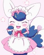 amount:solo body-type:semi-anthro hall-of-fame:bronze hall-of-fame:silver maid outfit species:meowstic style:girly style:one-color style:pink style:very-girly // 981x1200 // 539KB