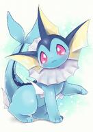 amount:solo body-type:feral series:eeveelutions series:pokemon species:vaporeon style:kawaii // 906x1280 // 175KB