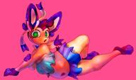 amount:solo body-type:anthro body-type:slightly-chubby oc outfit series:eeveelutions series:pokemon skirt species:sylveon // 5100x3000 // 3.5MB