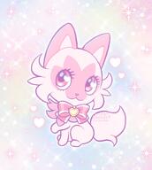 amount:solo body-type:feral species:sprigatito style:girly style:pastel-colors style:playful style:sparkly style:very-girly wearing-bow // 1794x2000 // 205KB
