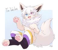 amount:solo body-type:feral detailed-print heterochromia pride series:pokemon species:eevee style:abstract-background thigh-highs // 2290x1989 // 341KB