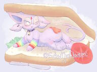amount:solo bell bell-collar best-of-the-best body-type:feral body-type:slightly-chubby collar cramped detailed-print forehead-gem glasses hall-of-fame:bronze nerdy pride sandwich series:eeveelutions series:pokemon silly species:espeon thigh-highs tomato visual-teasing // 1162x866 // 422KB