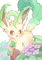 amount:solo body-type:feral hall-of-fame:bronze series:eeveelutions series:pokemon species:leafeon style:kawaii style:painted style:pastel-colors style:playful style:very-playful // 2894x4093 // 2.7MB