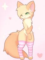 amount:solo body-type:anthro feminine hall-of-fame:bronze species:cat style:girly style:kemono style:pastel-colors style:playful thigh-highs // 1500x2000 // 251KB
