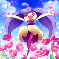 amount:solo atmosphere:field atmosphere:flowers body-type:anthro body-type:semi-anthro hall-of-fame:bronze species:shiny-pokemon species:steenee style:girly style:very-girly // 3000x3000 // 4.7MB