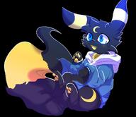 amount:solo body-type:feral glasses hoodie nerdy series:eeveelutions series:pokemon species:umbreon style:colored-lighting sweater visibly-shy // 2496x2160 // 1.7MB