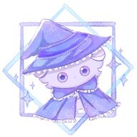 amount:solo atmosphere:halloween body-type:semi-anthro outfit series:pokemon species:espurr style:girly style:sparkly witch // 1044x1044 // 110KB
