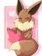 amount:solo atmosphere:valentines-day body-type:feral series:pokemon species:eevee style:girly style:one-color style:pink style:very-girly // 768x1024 // 70KB