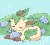 amount:solo body-type:feral flower series:eeveelutions series:pokemon species:leafeon // 1500x1354 // 156KB