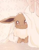 amount:solo atmosphere:home body-type:feral series:pokemon silly species:eevee style:one-color // 1133x1418 // 99KB